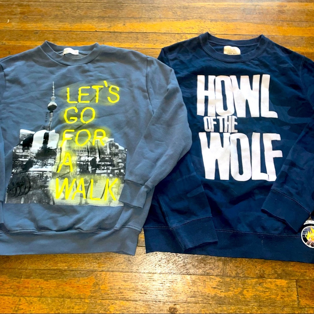 Zara Kids 13/14 crewneck sweatshirts